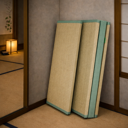 Tatami pliable en paille