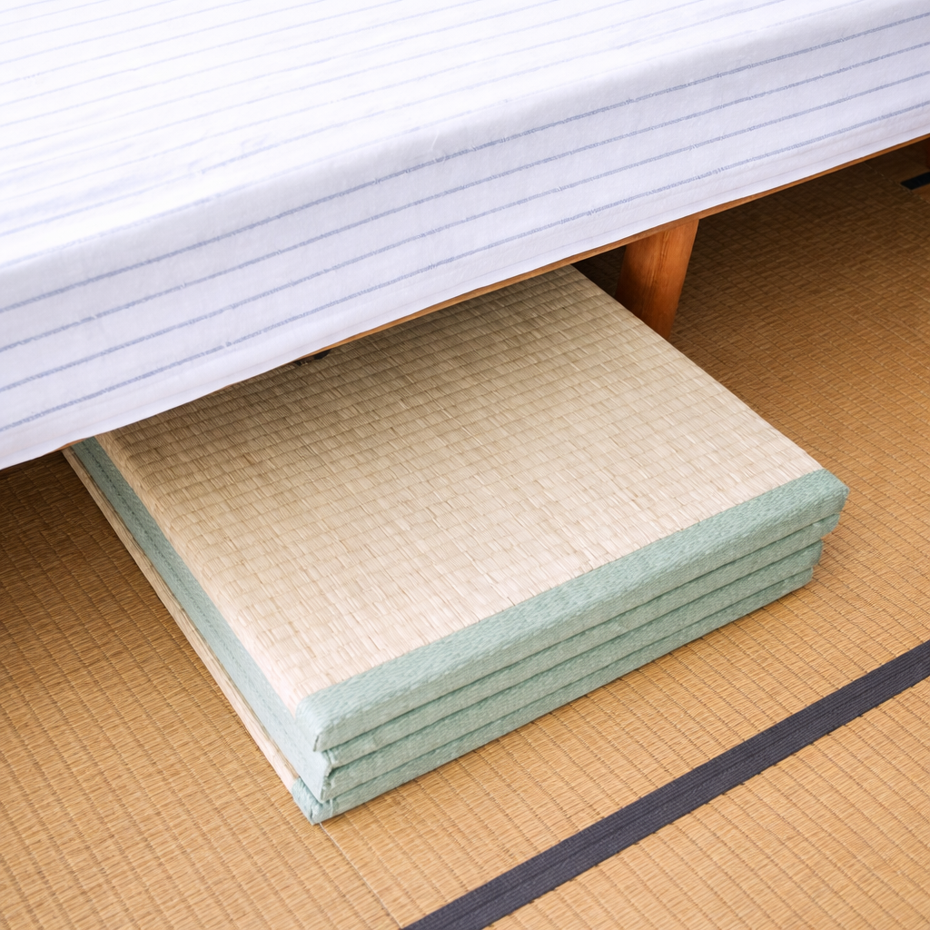 Tatami pliable en paille