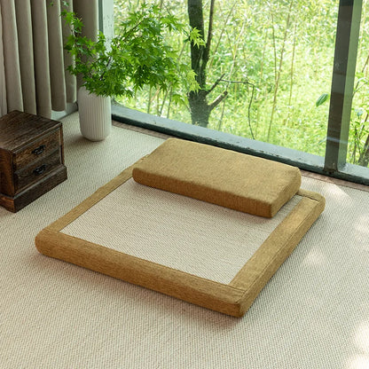Set Méditation Zafu/Zabuton Naturel Chinois
