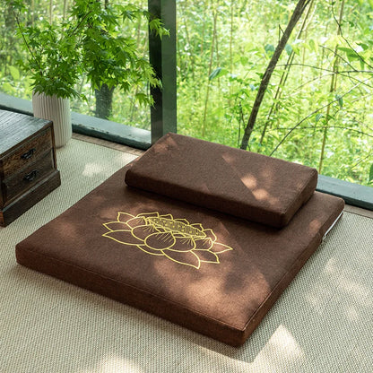 Set Méditation Zafu/Zabuton Naturel Chinois